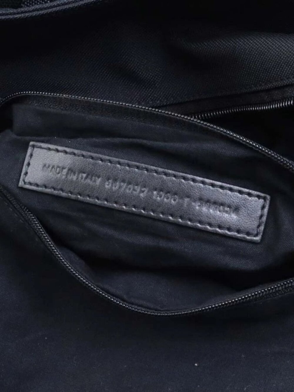 Auth BALENCIAGA Shoulder Bag Tote Bag Black Nylon - Picture 14 of 15